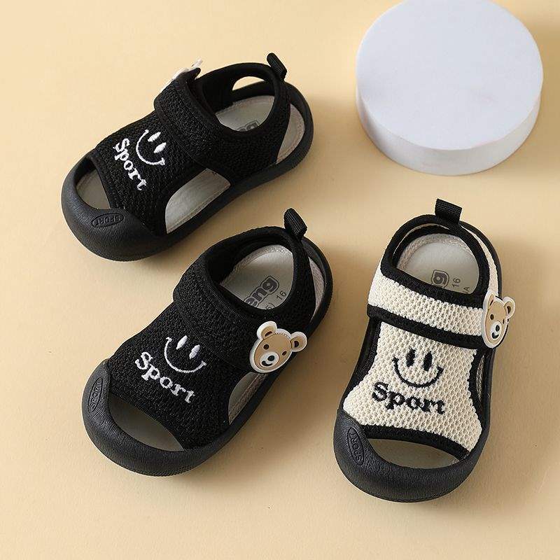 Toddler Shoes Boys Baby Sandals Summer Baby Shoes Soft Bottom0-3Spring and Autumn Girls' Shoes Breathable Anti-Fall Shoes