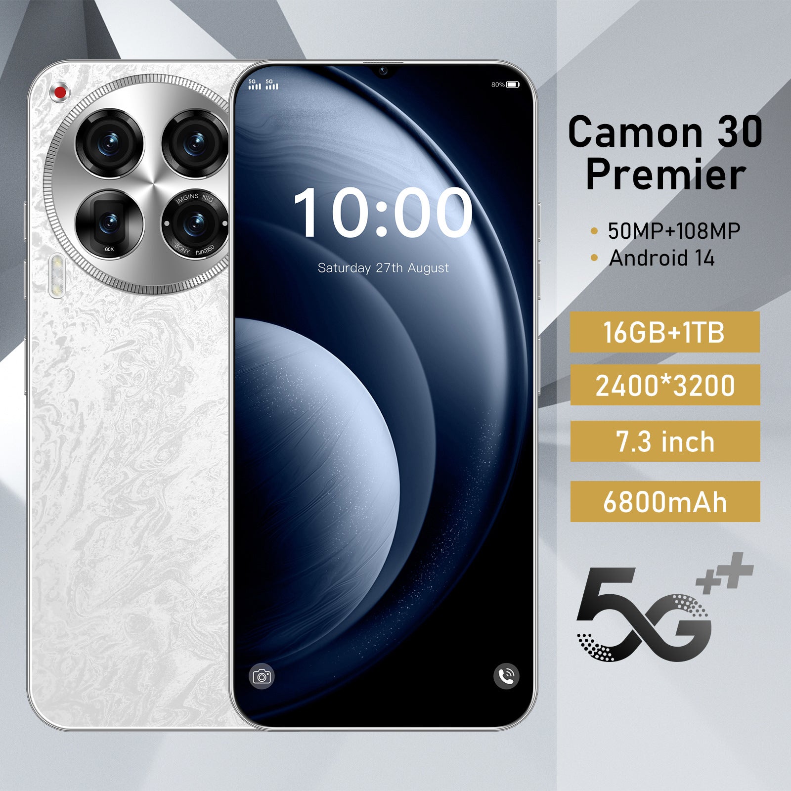 Mobile Phone Camon30 HD Large Screen16+1T Genuine Smartphones In Stock Wholesale from Manufacturer