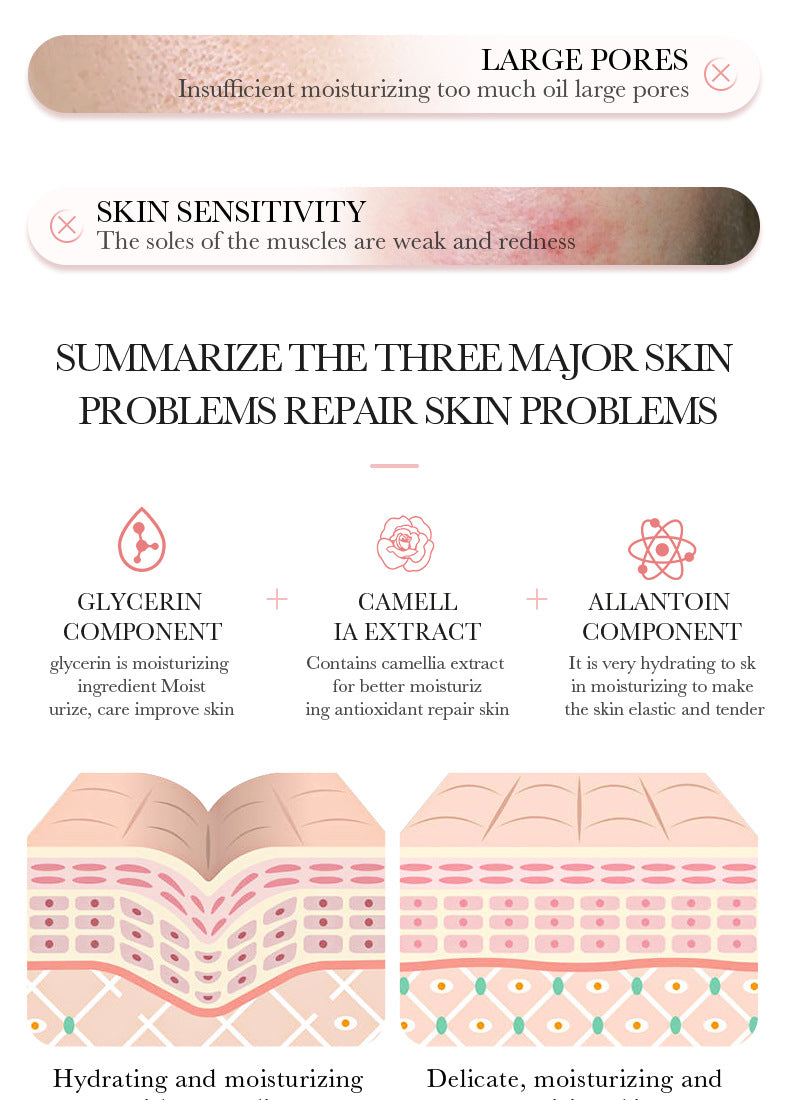 Camellia Lotion100ml BIOAOUA Moisturizing and Hydrating Body Lotion Cross-Border Wholesale