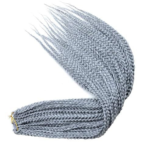 Cross-border Crochet Three-strand Braid Three strand braided synthetic hair extens