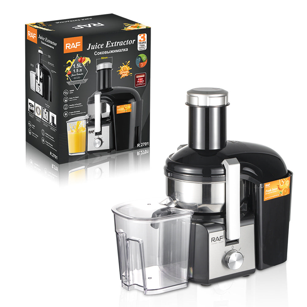 RAF EU Standard Juicer Household Fully Automatic Large Caliber Juicer Juice with Pulp Separated R.2701