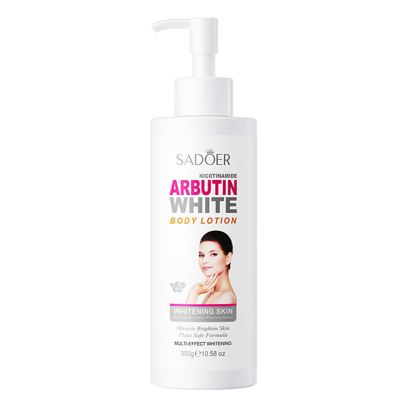Whitening Body Lotion SADOER Niacinamide Arbutin Brightening Moisturizing Lotion Cross-Border Wholesale
