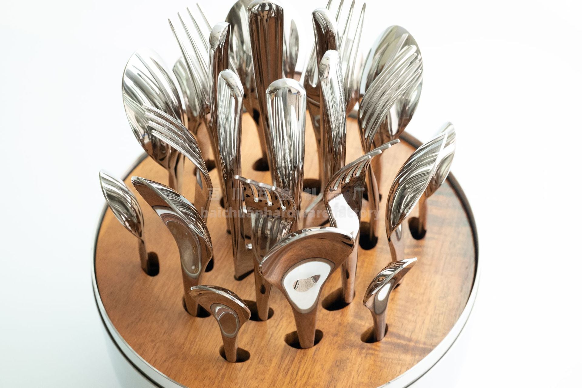 tablewareset Storage Golden Egg Stainless Steel24High-looking restaurant cutlery, forks and spoons set