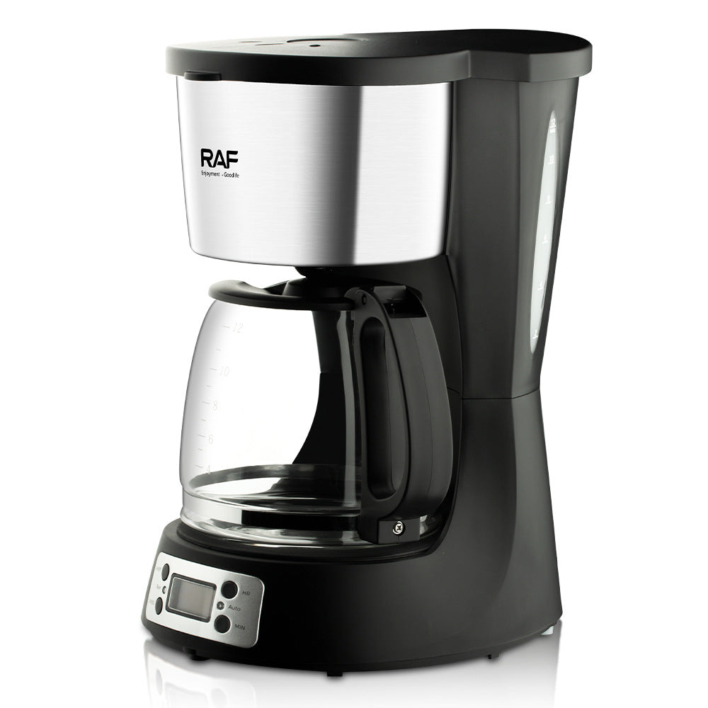 RAF Drip Coffee Maker Household Automatic Integrated Small Coffee Machine EU Plug Office Bedroom Moka Pot