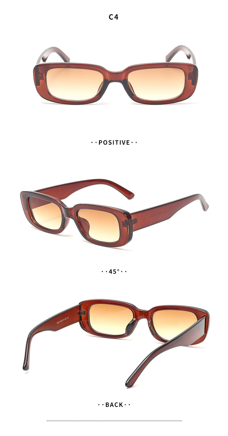 Vintage Cat Eye Sunglasses for Women Fashion Trend Oval Small Frame Sunglasses Sun Protection Glasses sunglasses