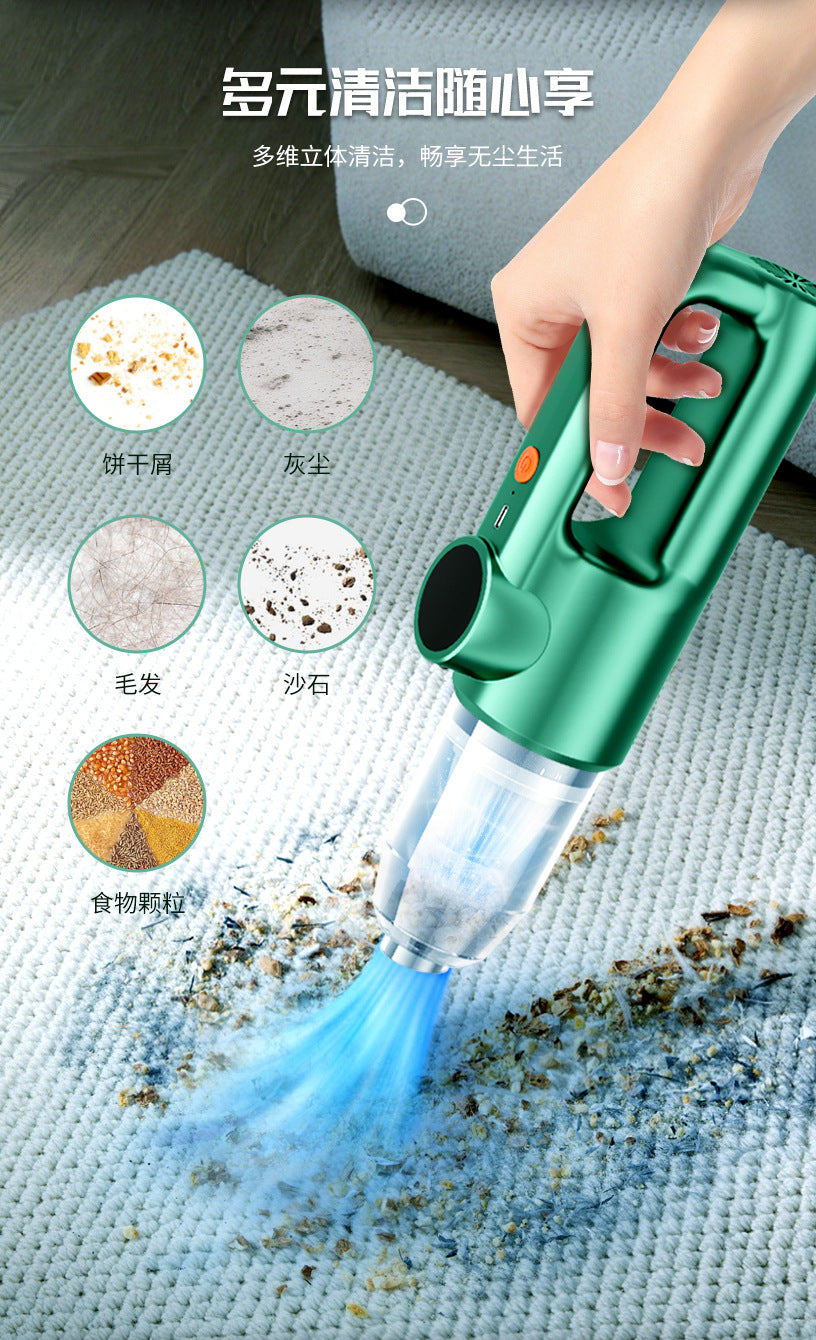New Car Vacuum Cleaner Super Powerful Suction Car Household Handheld Small Car Wireless Vacuum Cleaner
