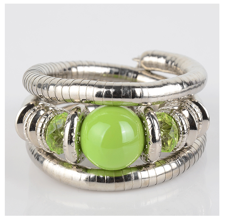 Factory Direct Sale Three-Circle Bracelet European and American Style Exaggerated Personality Spacer Vintage Beaded Bohemian Multi-Layer Bracelet