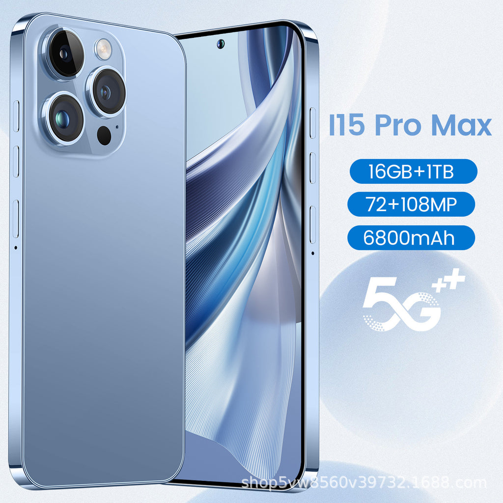 Hot-Selling Mobile Phone i15 ProMAX Large Screen16+1T Source Intelligent In-stock Manufacturer