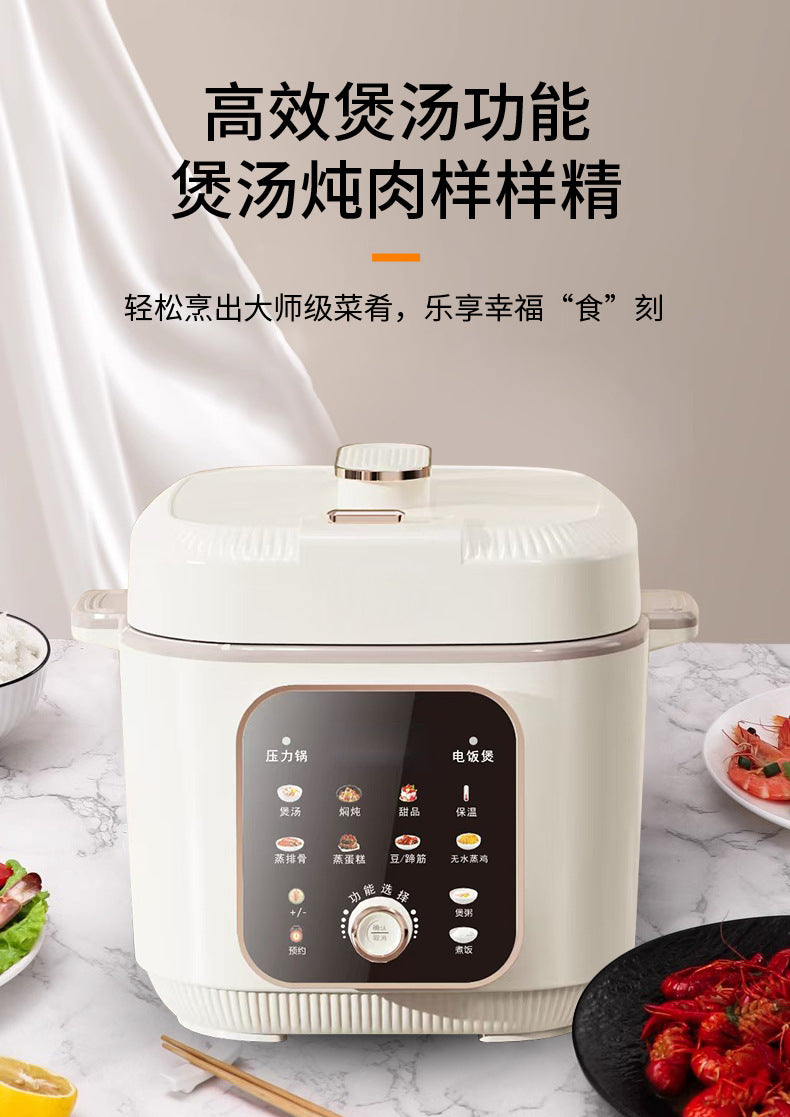 Manufacturer  Home Smart Control Large Capacity5L6L Steam and Cook Integrated LCD Display Pressure Cooker Rice Cooker