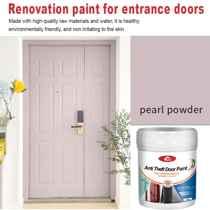 Anti-theft Iron Door Paint Metal Aluminum Alloy Iron Door and Window Renovation Color Change Rust-Proof Water-Based Paint Latex Paint