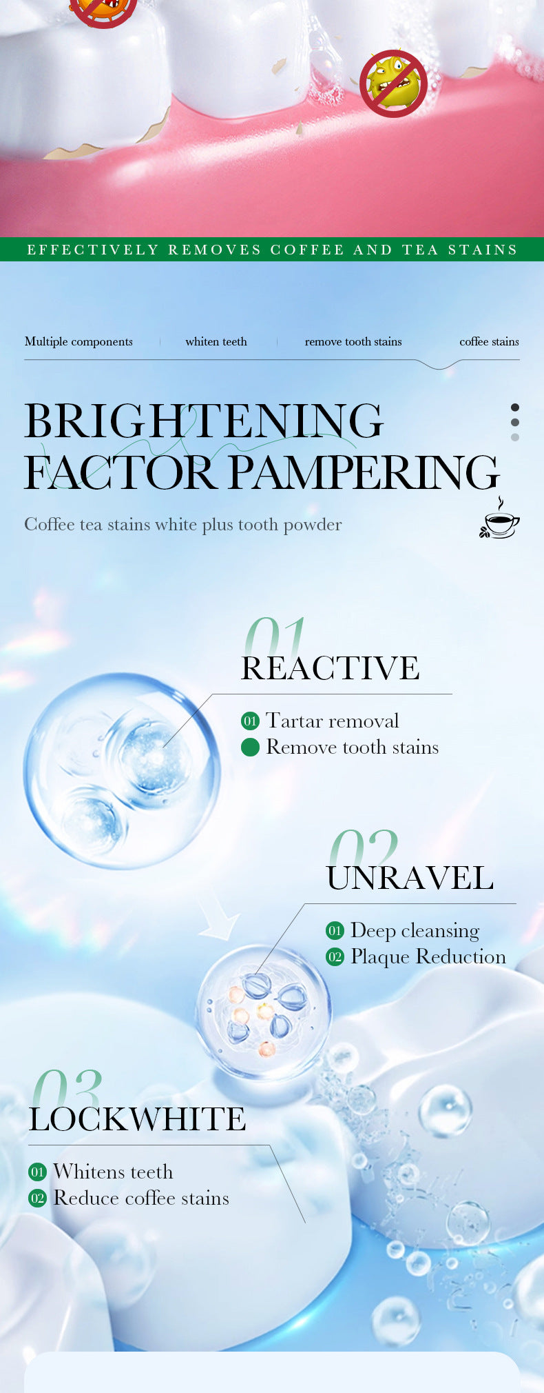 All English Tooth Powder60g SADOER Remove Tobacco Stains, Whiten Teeth, Clean Tartar, Strengthen Teeth Toothpaste  Wholesale