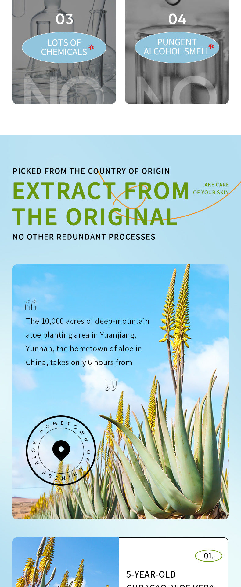 Full English Aloe Vera Skincare Set SADOER Cleansing, hydrating, moisturizing, and nourishing  foreign trade manufacturer wholesale