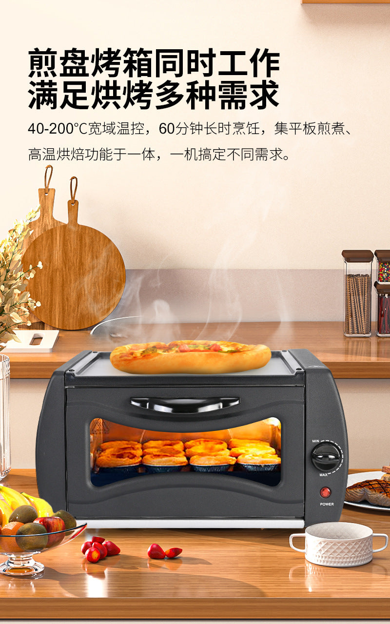 Visual Pancake Oven Multi-Functional Pizza Bread Baking Pancake Machine15Large Capacity Household Electric Oven