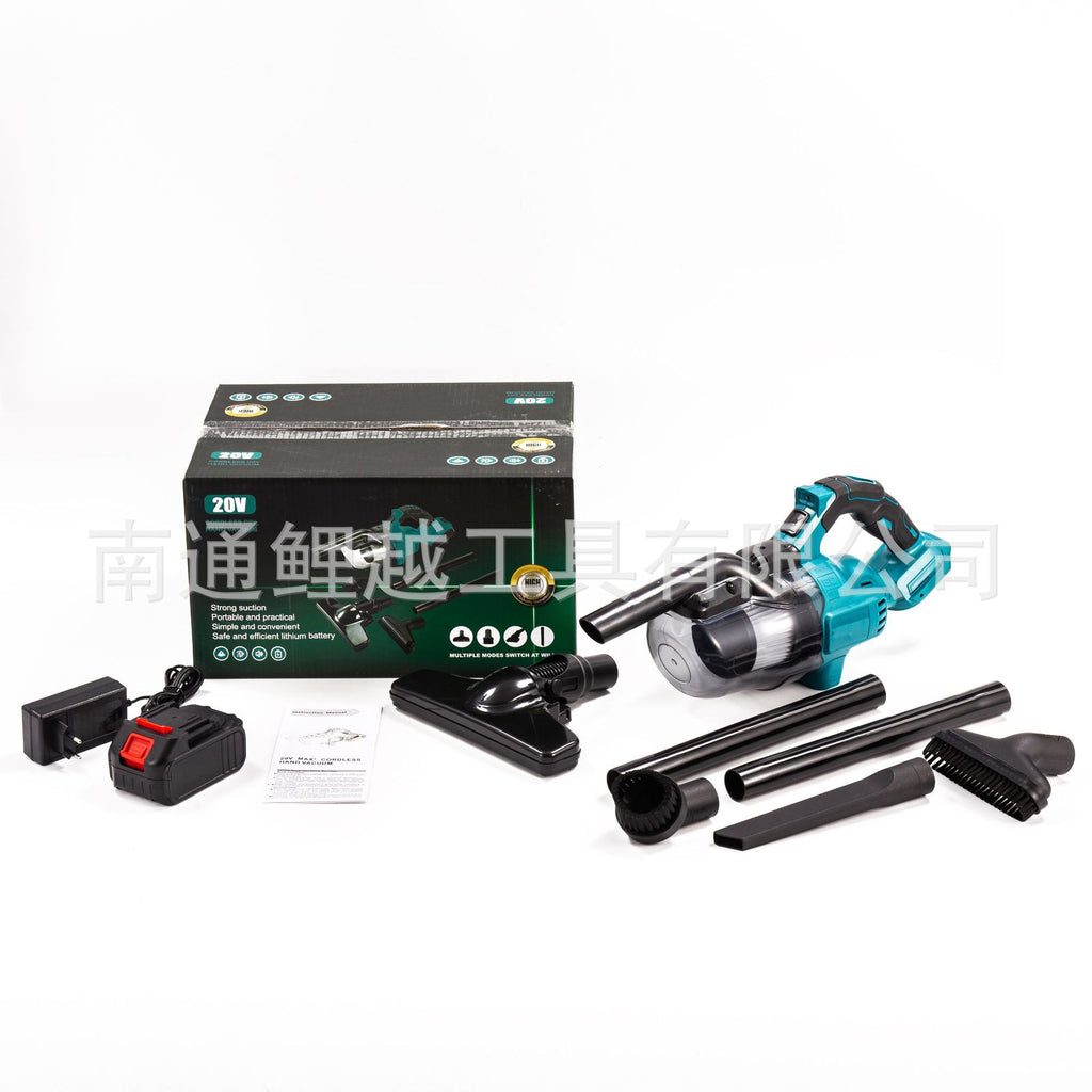 Makita Style Cordless Lithium Battery Vacuum Cleaner, Multifunctional Rechargeable Industrial Dust Collector, Household Floor Sweeper with Strong Suction, Handheld