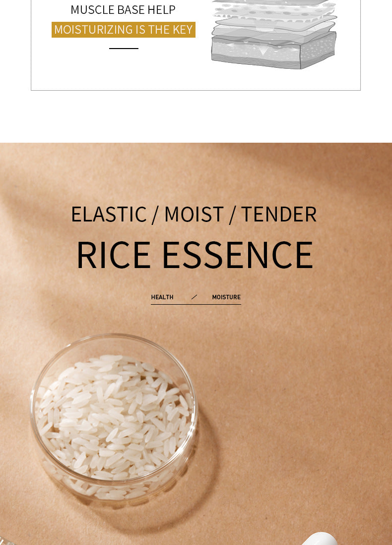 Full English Rice Essence Serum15ml BIOAOUA Hyaluronic acid hydrating skincare products  foreign trade live wholesale