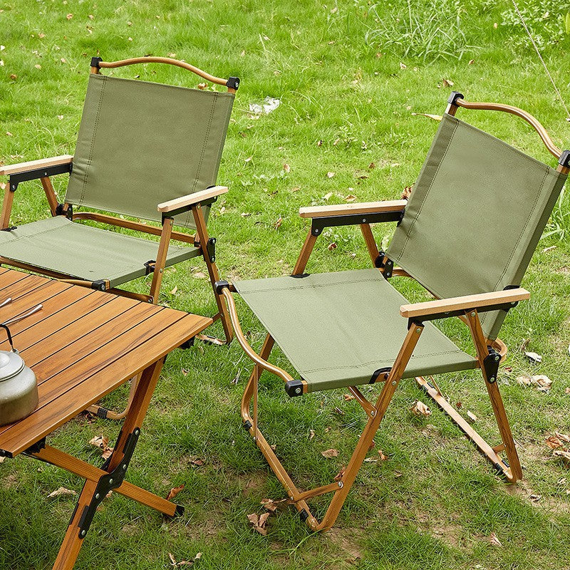 Outdoor Folding Table and Chair Reinforced Kermit Chair