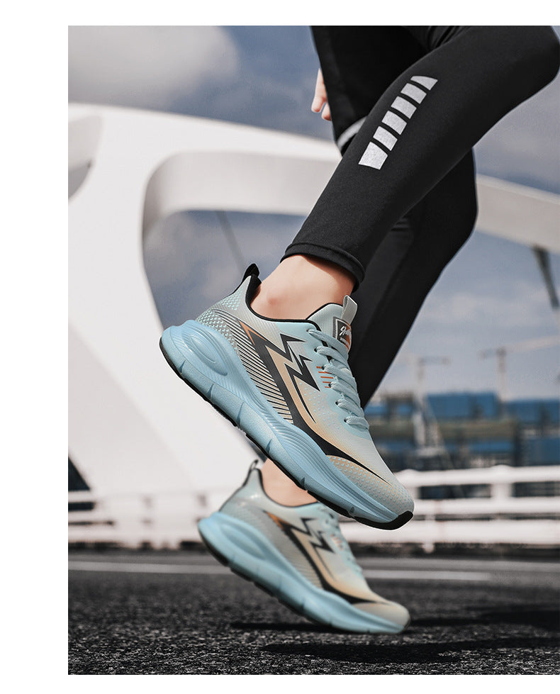 2025New Ultra-Light Fashion Soft Sole Sports Shoes Men's Waterproof Anti-Slip Running Shoes Versatile Casual Trendy Men's Shoes
