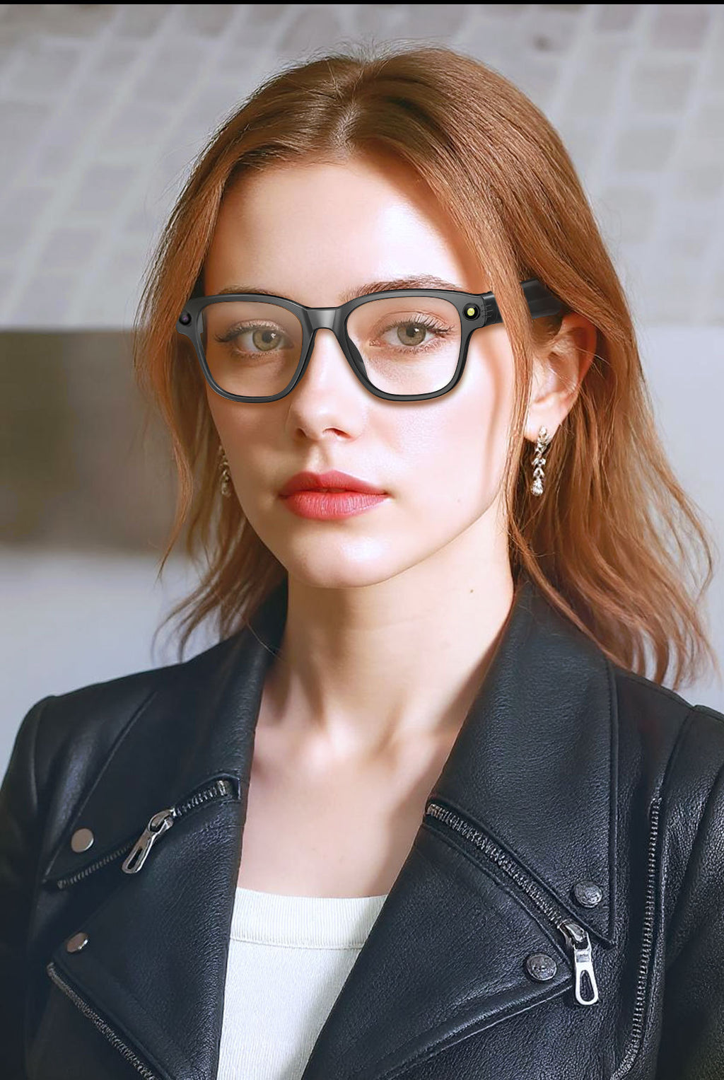 L801Smart Glasses800100 Megapixel Camera with Image Stabilization1200P Video Recording AI Simultaneous Translation Color Changing Sunglasses