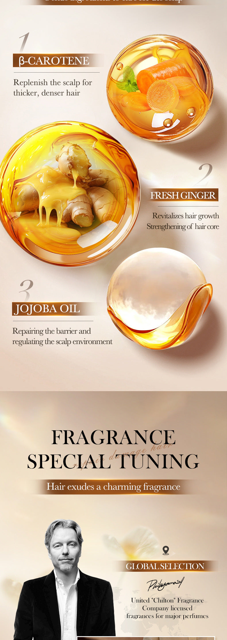 Batahana Scalp Soothing Conditioner SADOER Moisturizing and Nutritious Hair Care Roll-on Cross-Border Wholesale