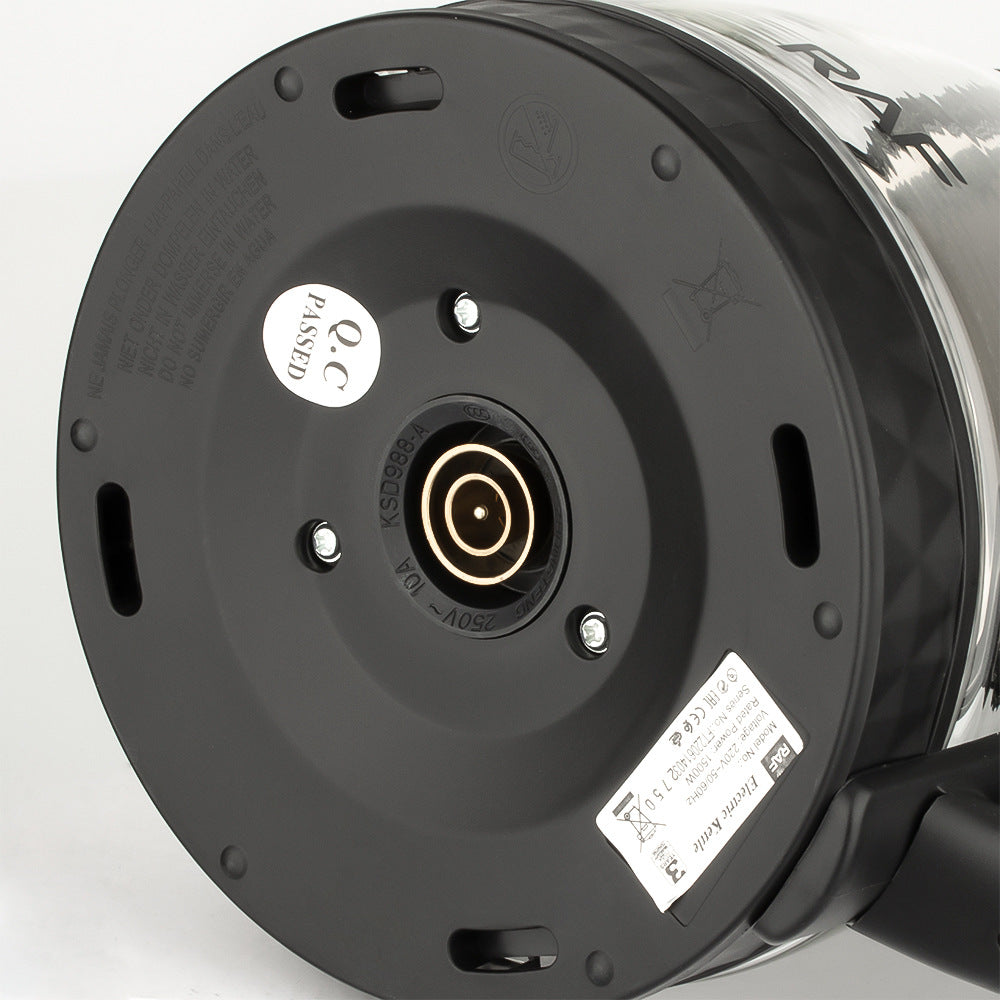 RAF European Standard Glass Electric Kettle Household Electric Kettle Automatic Power-off Kettle Health Care Wholesale R.7201