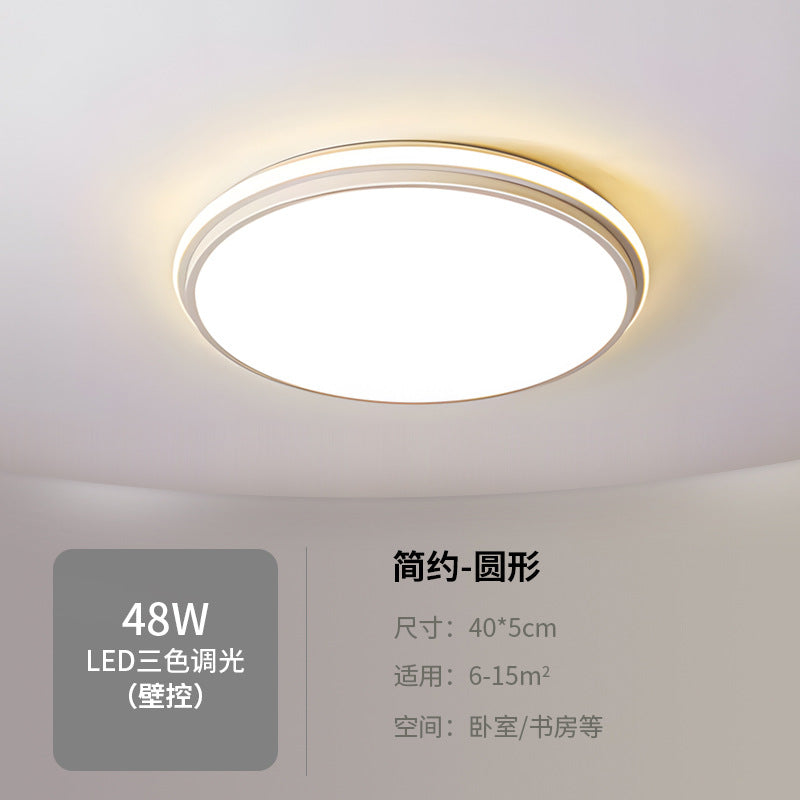 Master bedroom lamp ceiling lamp round room lamp simple modern home use led Nordic Style Study Lamp Cozy and Romantic