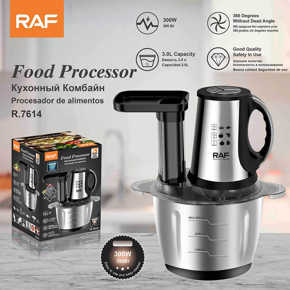 RAF European Standard Household Meat Grinder3L Press Shredding Vegetable Cutter Blender Food Processor Multifunctional Meat Grinder