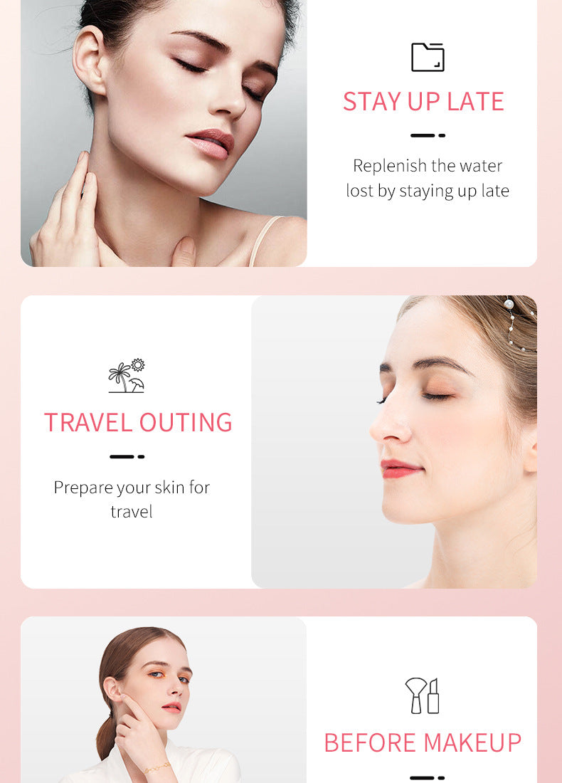 Full English Plant Essence Serum SADOER Aloe Vera Rose Chamomile Hydrating Moisturizing  Foreign Trade Wholesale