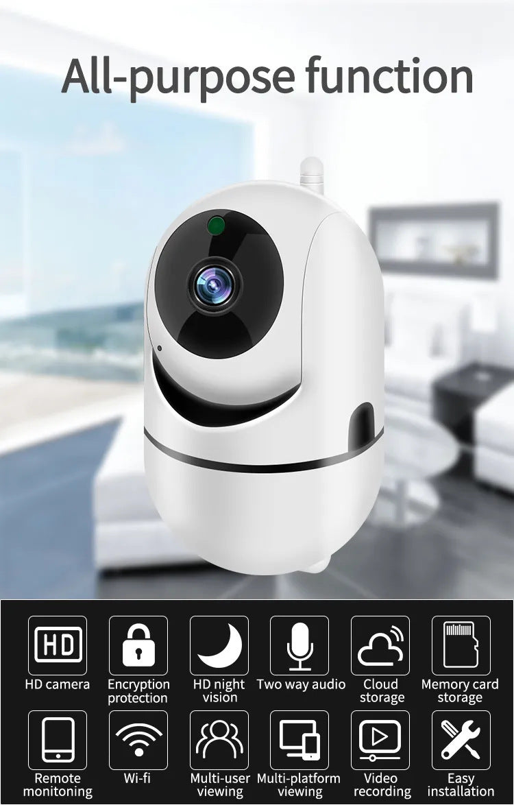 YCC365Minions Wireless Camera 1080P HD Indoor Surveillance Home Remote Smart Camera