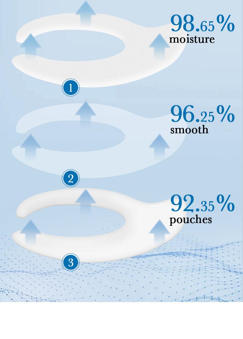Collagen Butterfly Gel Eye Mask SADOER Improve Dark Circles and Eye Wrinkles Cross-Border Wholesale