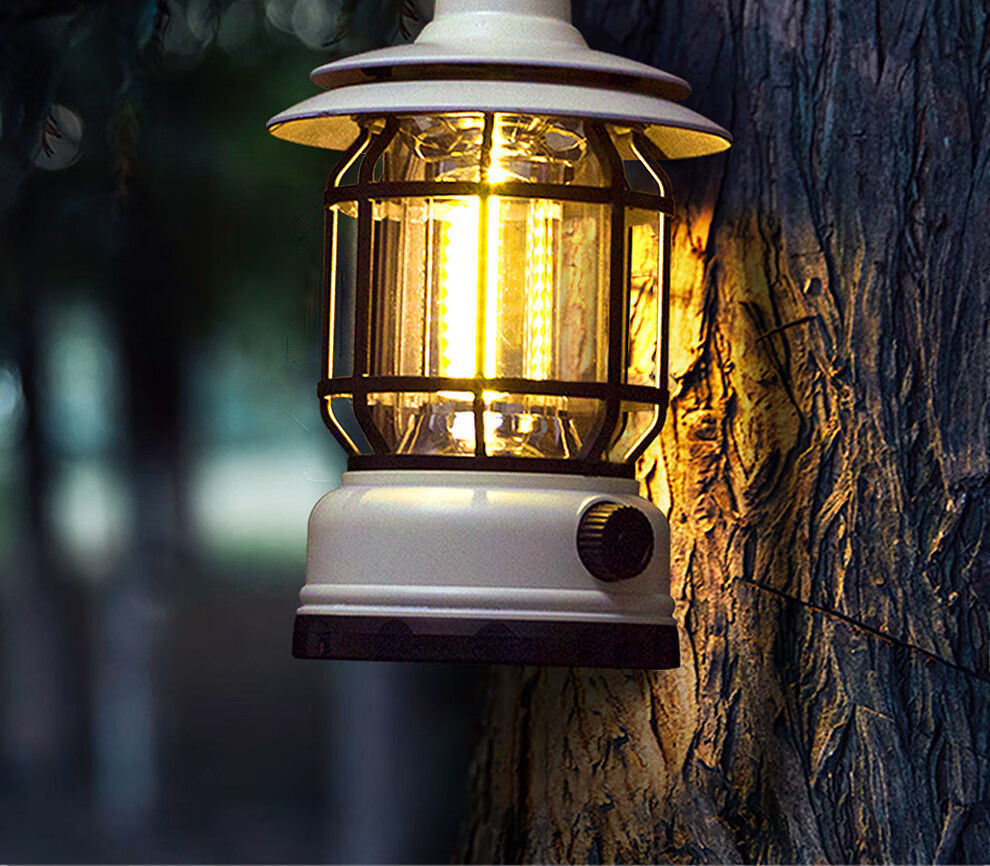 Retro Camping Lantern Outdoor Camping Light Household Emergency Tent Light Lantern Outdoor Light Multi-Functional Camping Light