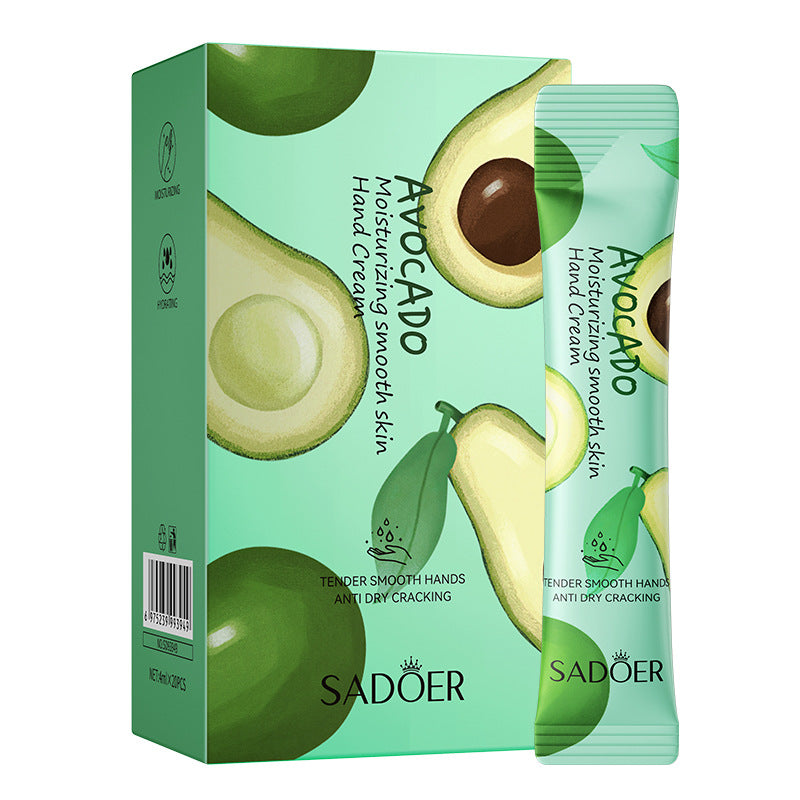 Pure English Hand Cream Box SADOER Avocado Peach Grapefruit Hydrating Hand Cream  Wholesale