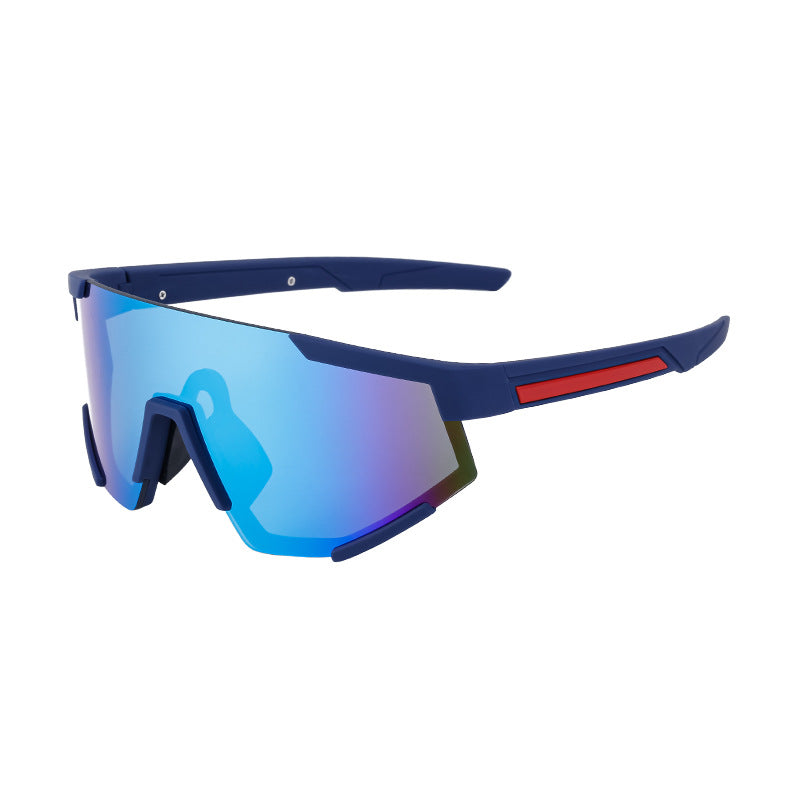 New Cycling Goggles for Women, UV Protection, One-Piece Large Frame Sunglasses, Outdoor Sports Colorful Integrated Sunglasses