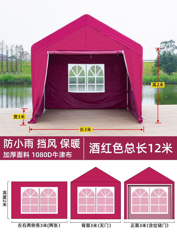 Camping Internet Celebrity Market Stall Tent Cover Thickened Windproof Rainproof Coldproof Outdoor Windproof Cloth Distribution and Dropshipping