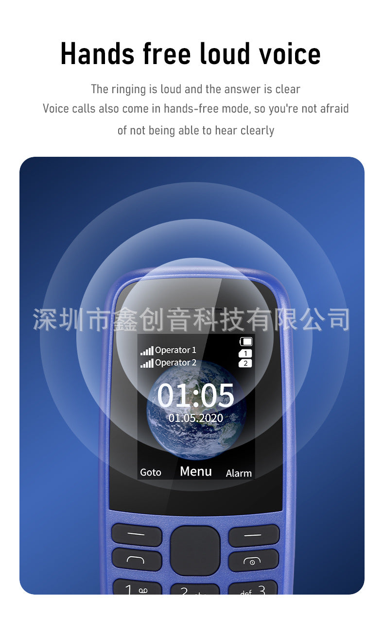 105straight button phone  foreign trade mobile phone 2G Afri