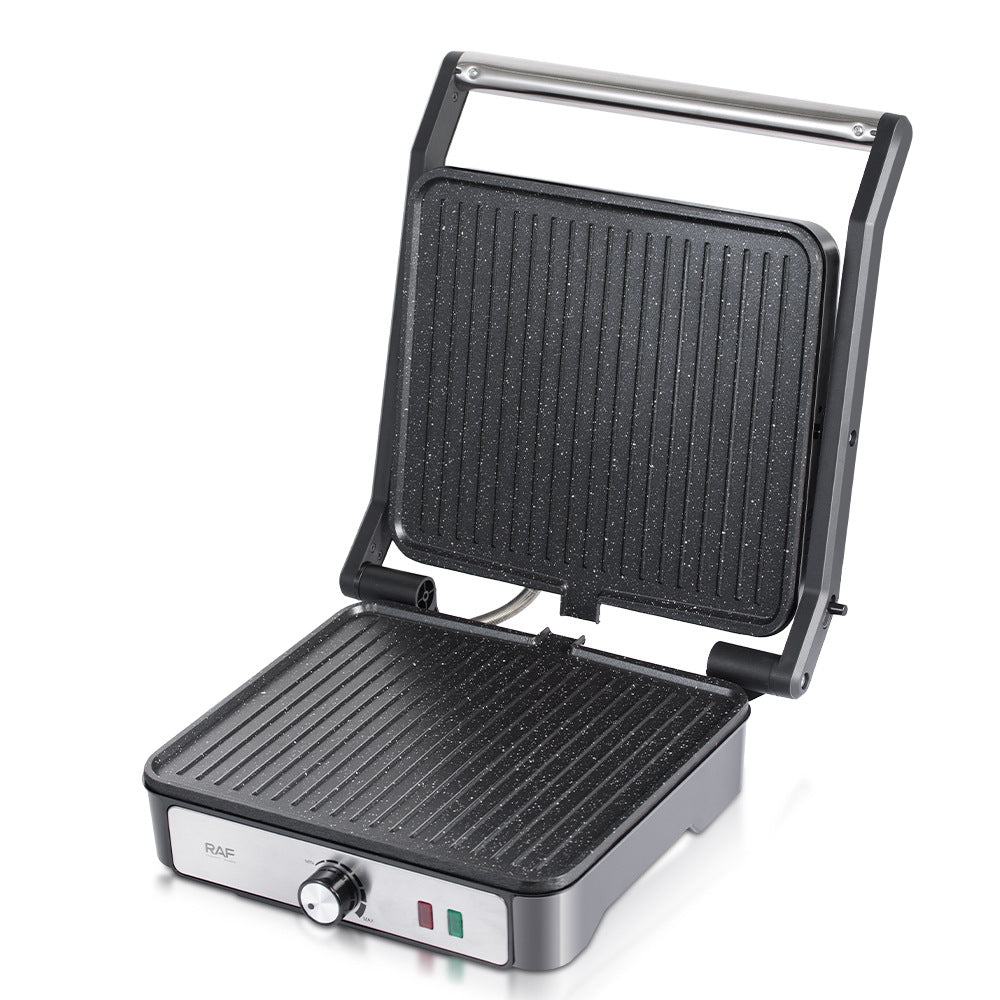 RAF European Style Household Panini Maker Sandwich Maker Breakfast Grill Meat Sausage Maker Burger Steak Maker2301