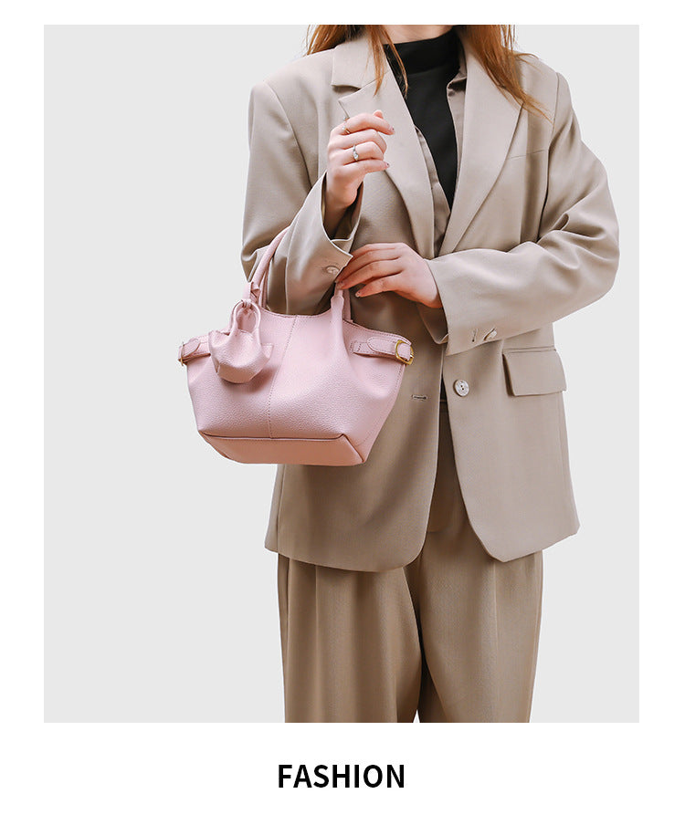 European and American Style Dumpling Handbag Fashion Women's Bag Single Shoulder Bag Versatile Stylish Crossbody Bag Large Capacity High-end Feel