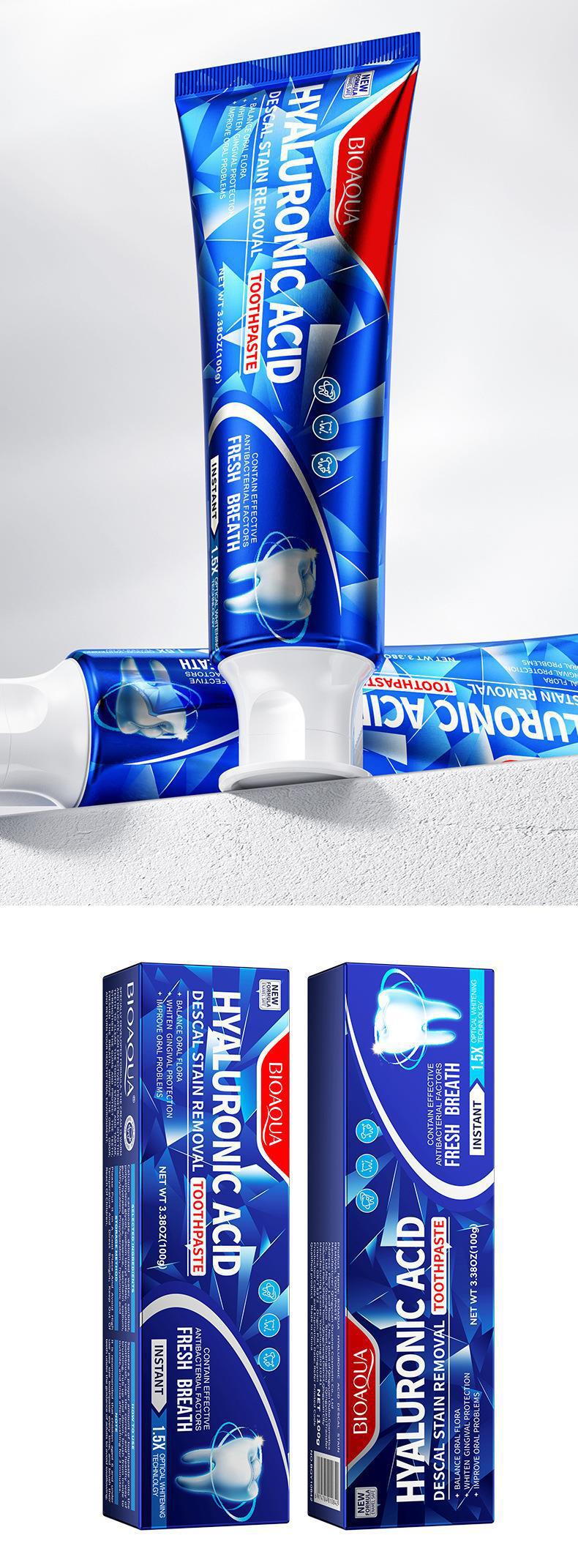 Foreign Trade  BIOAOUA Baking Soda Gum Care Toothpaste Clean the Mouth and Freshen Breath Genuine Toothpaste Wholesale