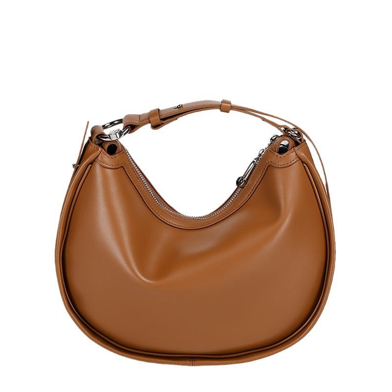 Niche Design Crescent Bag Style Underarm Bag2024New Simple Versatile Fashion Single Shoulder Crossbody Bag