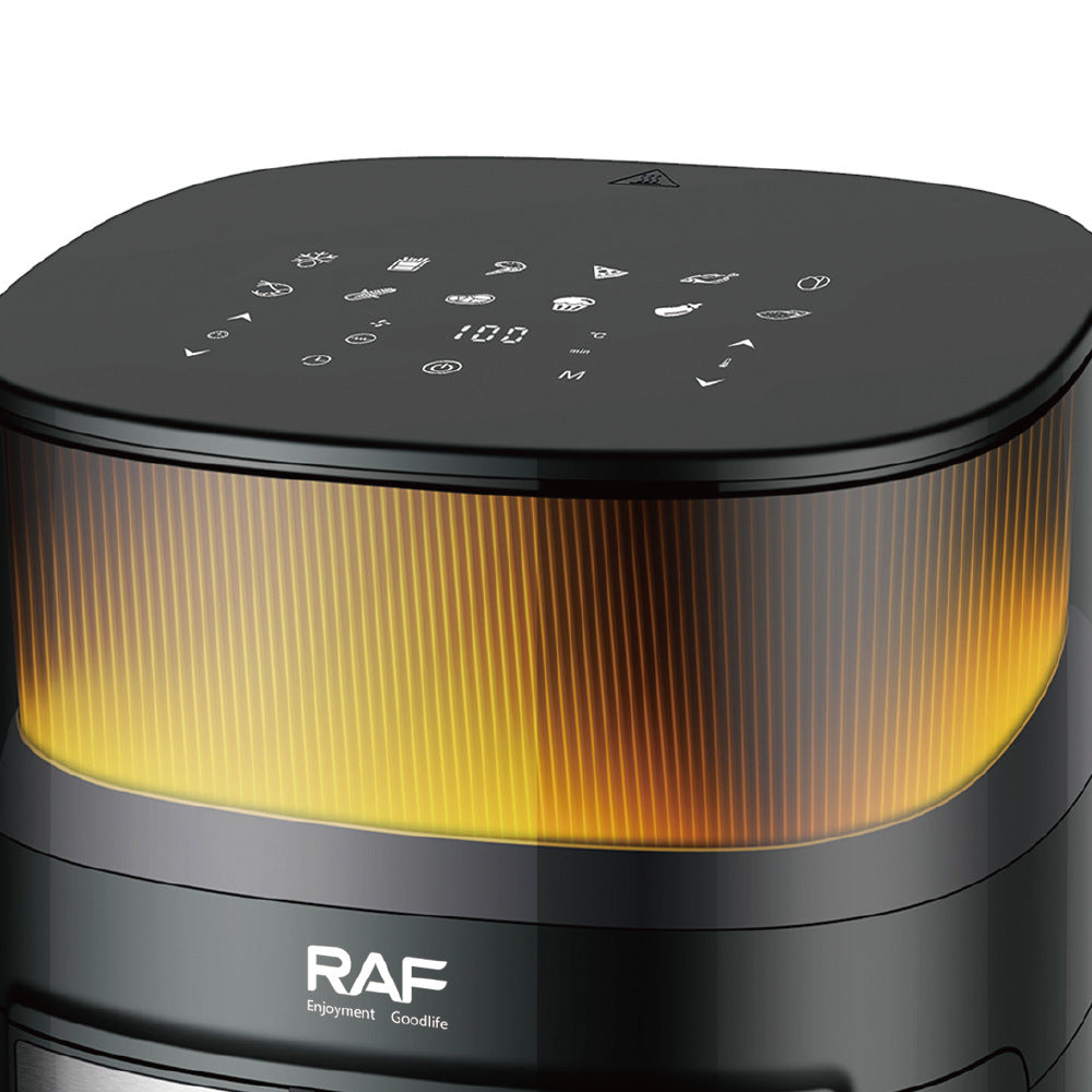 RAF European Standard Household Oil-Free Air Fryer Multifunctional Smart Oven French Fries Electric Fryer Touch Screen R.5287