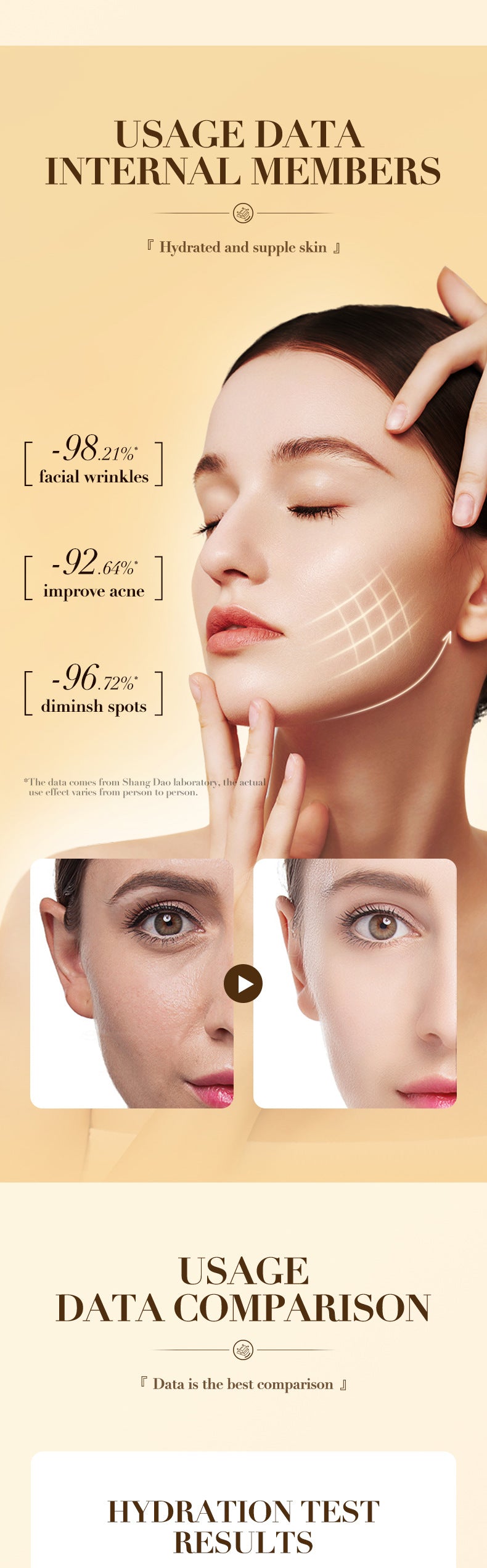 Full English24K Golden Pearl Collagen Hydrating Essence SADOER Moisturizing and Hydrating  Wholesale