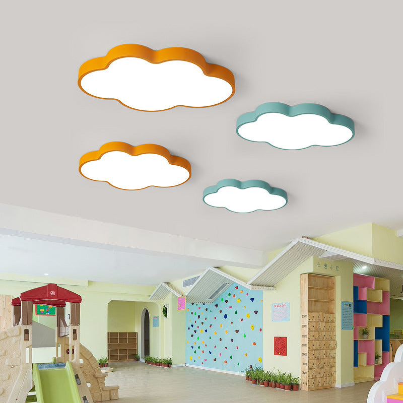 Cloud Lamp Kindergarten Boys Girls Children's Room Lamp Modern Minimalist Iron Art Bedroom Lamp Ceiling Lamp led Lamp