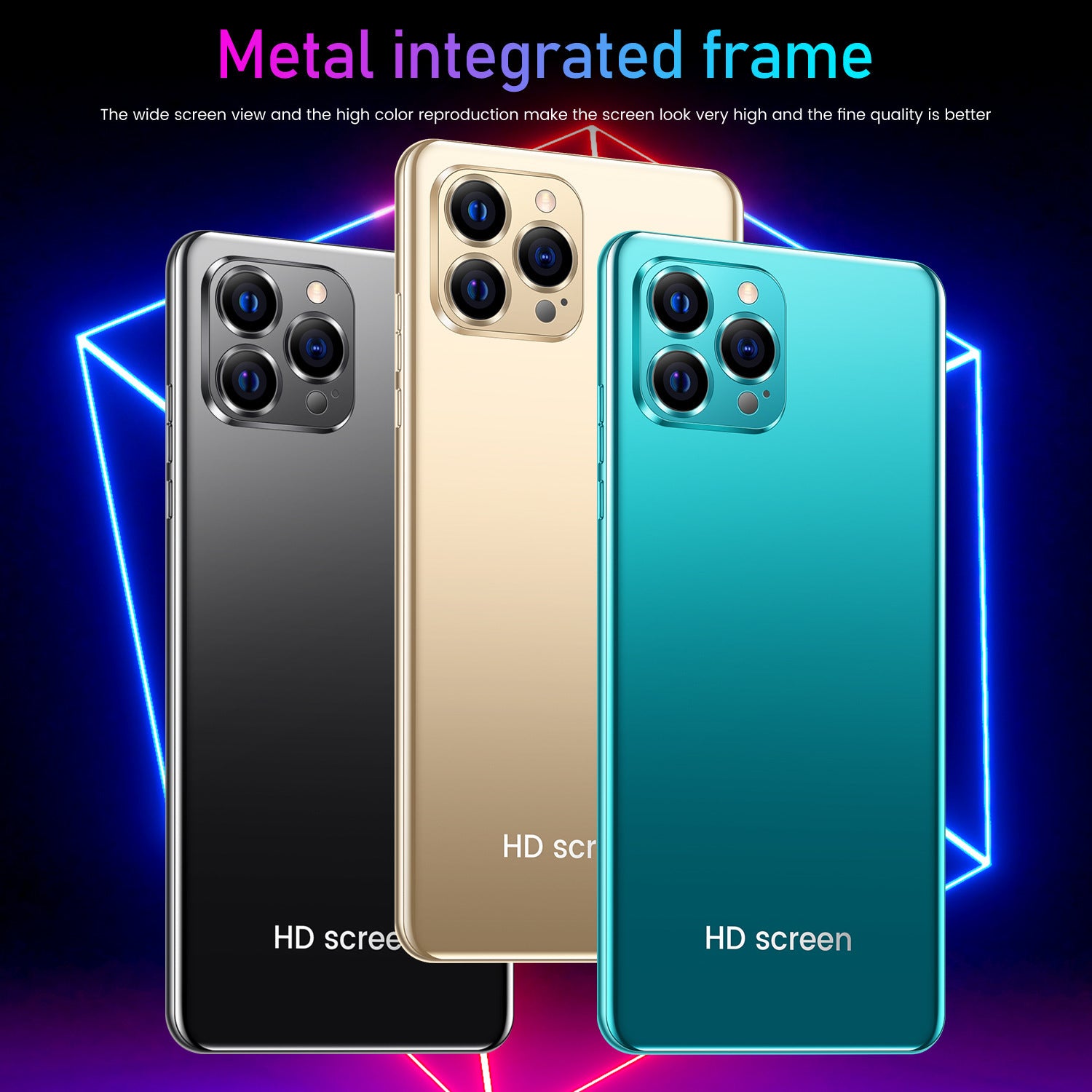 Exclusive Supply Ai12 pro Smartphone6.5Large Screen Android Phone Black Technology Hot-Selling Wholesale