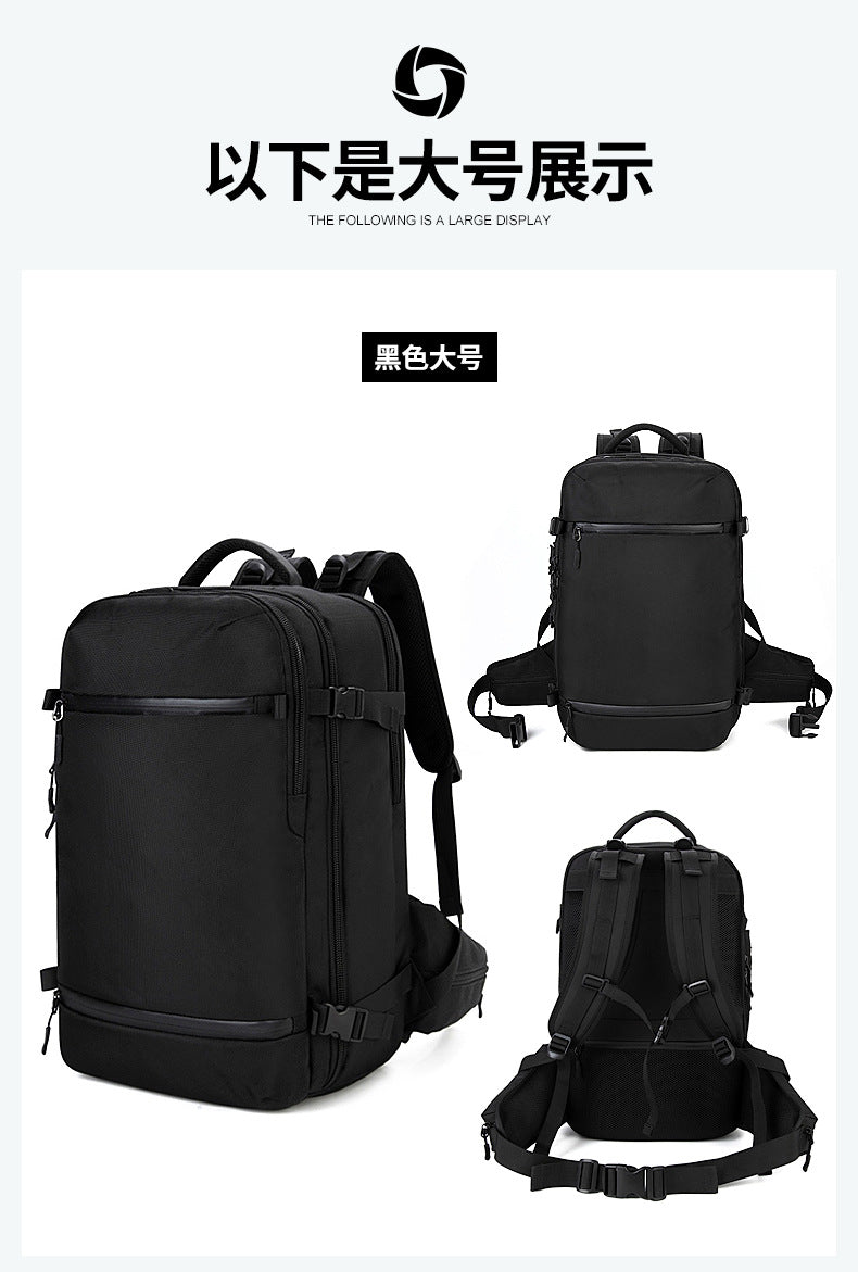 ozuko Men's Backpack Business Travel Computer Bag Outdoor Multifunctional Commuting Backpack Waterproof