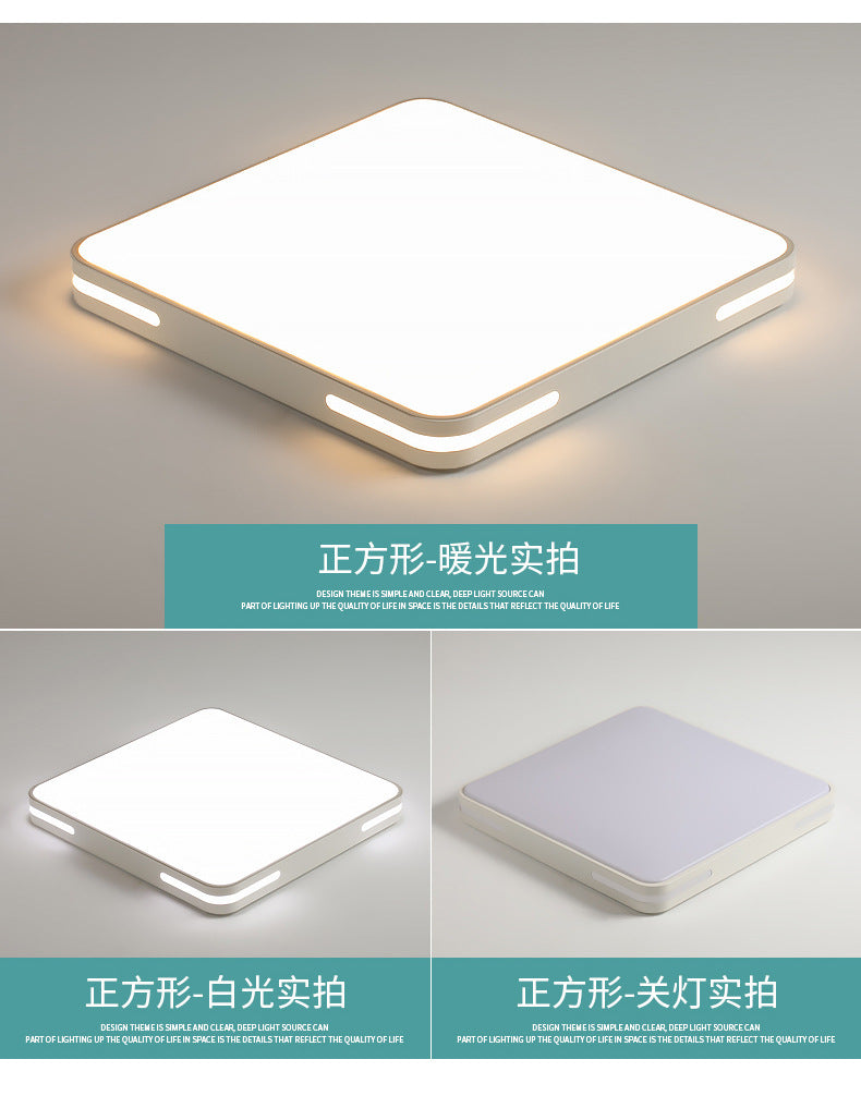 Ceiling Lamp led Bedroom Light Round Modern Minimalist Room Light Creative Iron Art Living Room Light Home Atmosphere Wholesale