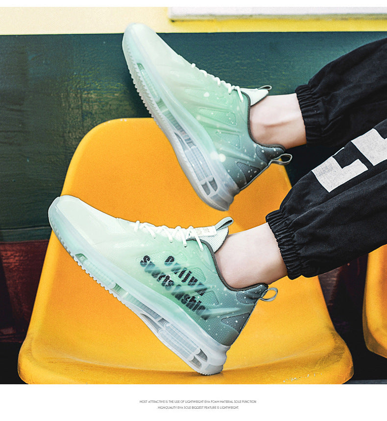 2025Summer New Fashion Luminous Trendy Shoes Casual Breathable Comfortable Men's Shoes Non-Slip Wear-Resistant Sports Running Shoes