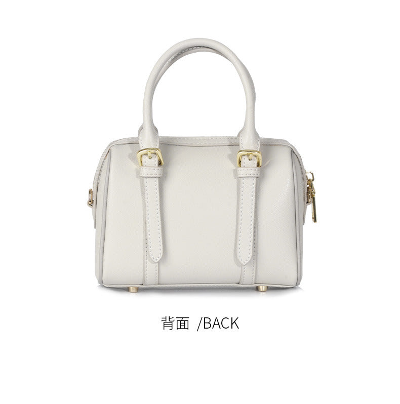 New Trendy Fashion Pillow Bag Women's Mini Boston Shoulder Crossbody Handbag Large Round Bucket Bag