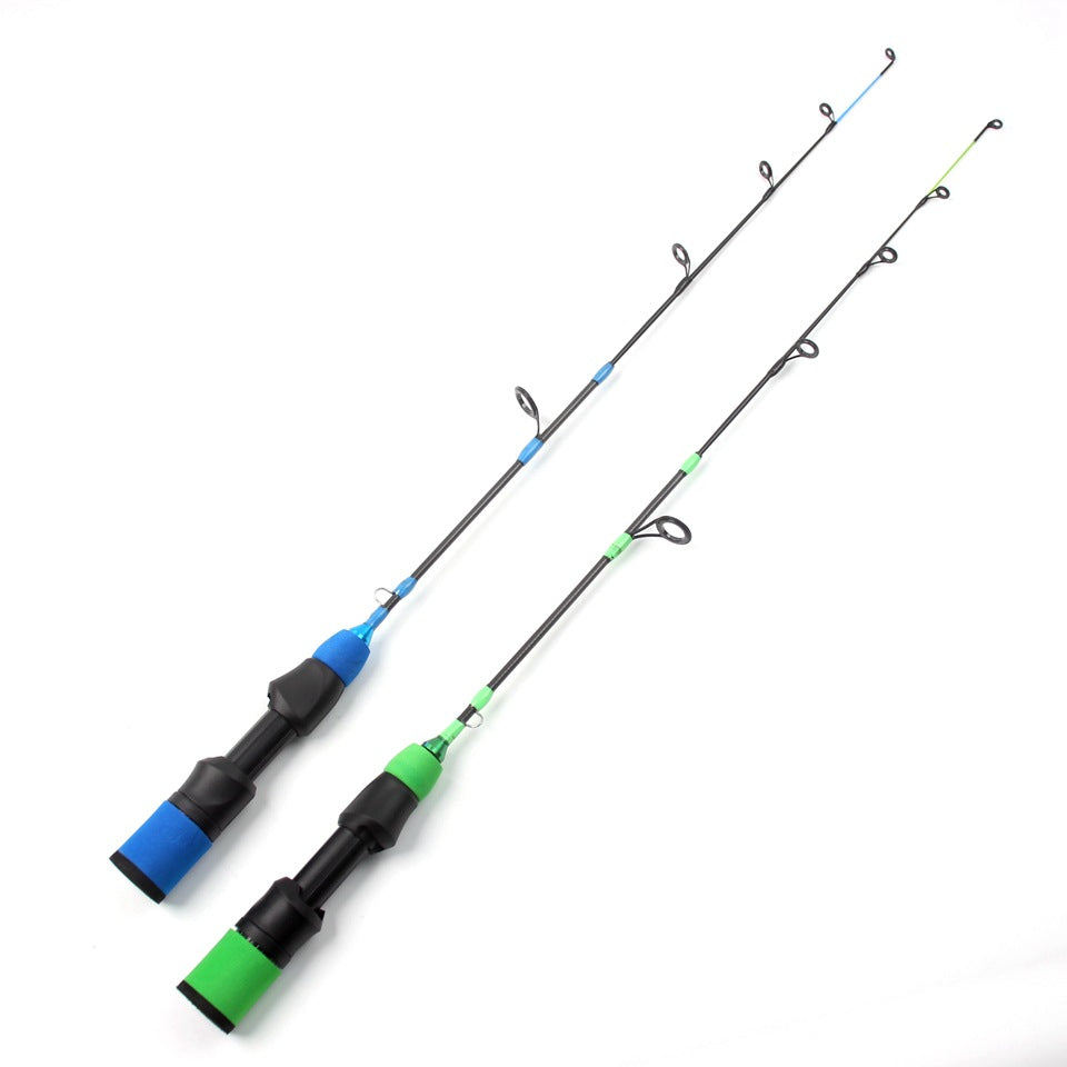 55cm3Carbon Fiber Ice Fishing Rod Ultra Soft Ultra Light Portable Winter Fishing Rod European and American Winter Fishing