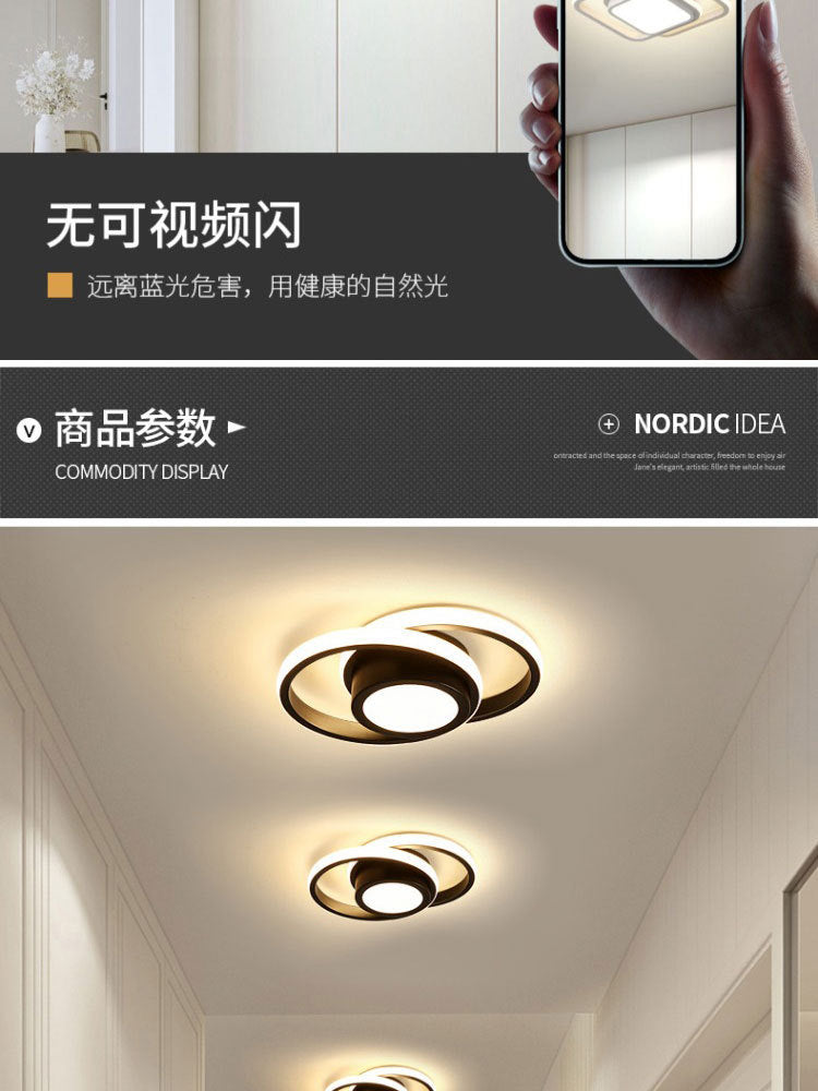 Exclusive Simple Aisle Light Nordic Ceiling Light Corridor Entrance Hallway Balcony LED Cloakroom Light