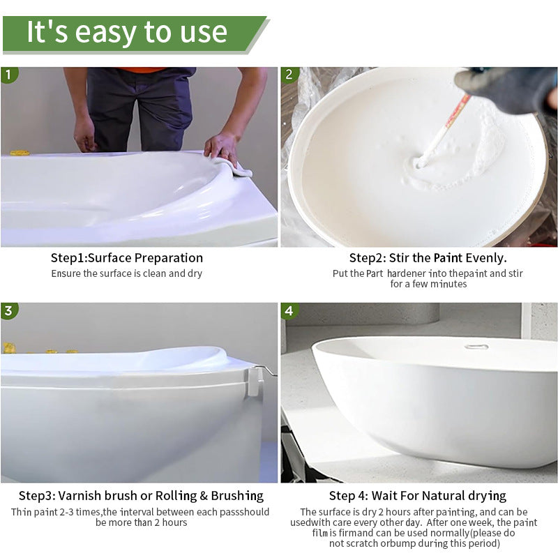 Xiyin Water-Based Tile Paint Bathroom Floor Tile Renovation Paint Special Paint Wear-Resistant Glass Color-Changing Paint Tile Paint
