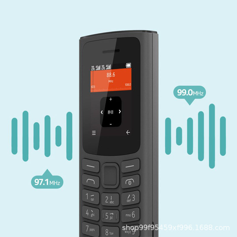 Mobile Phone10521 2G GSM Straight Button Function Phone Ultra Long Standby Elderly Phone Large Screen Large Font